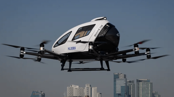 Ehang, a Chinese company, has received a groundbreaking airworthiness "type certificate" from the Civil Aviation Administration of China for its fully autonomous drone, EH216-S AAV, capable of carrying two human passengers