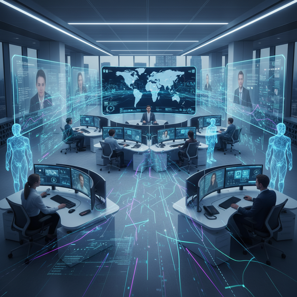 AI-powered customer service agents interacting with customers through multiple digital channels