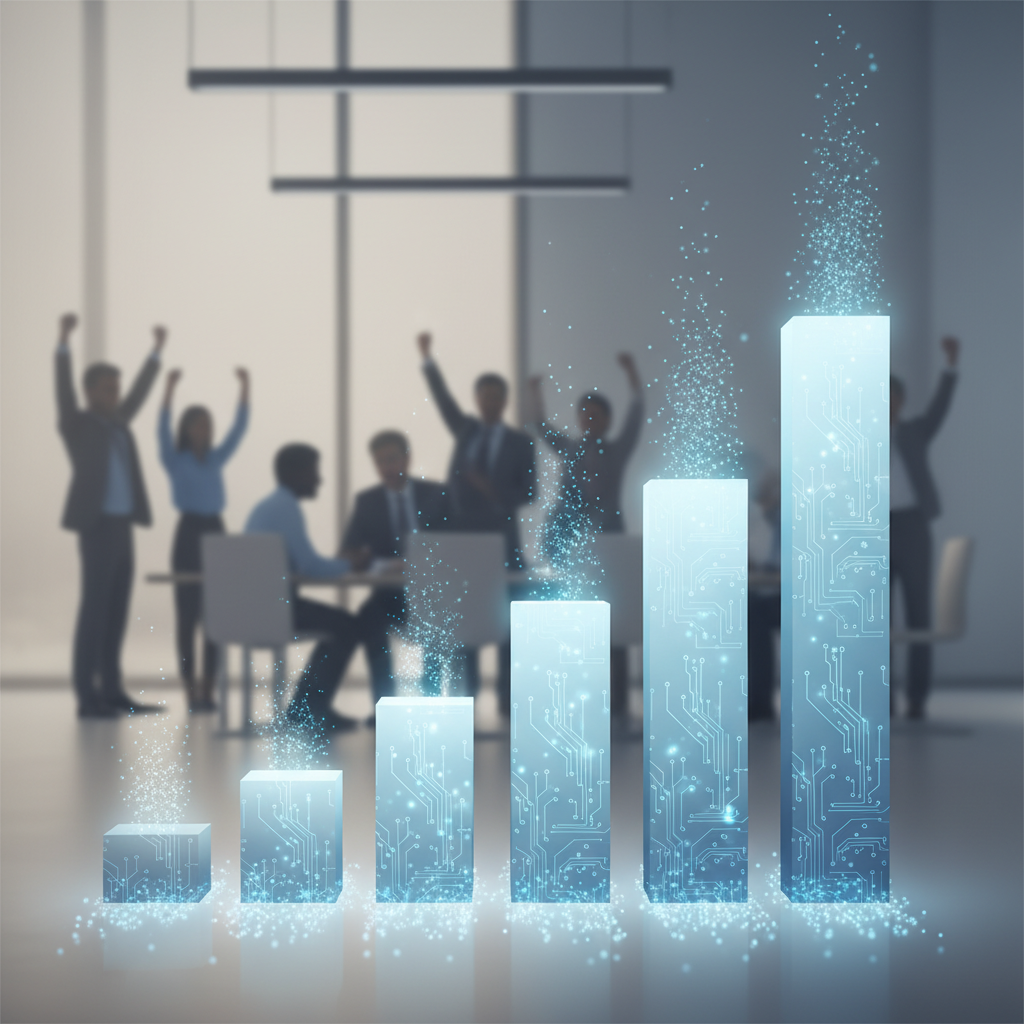 Person selecting from multiple AI tools on a digital interface